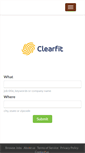 Mobile Screenshot of jobs.clearfit.com